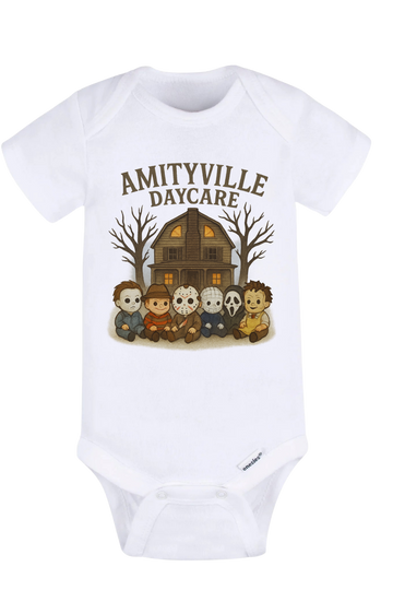 Amityville Daycare Onesie
