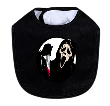 Ghost Face Knife Bib