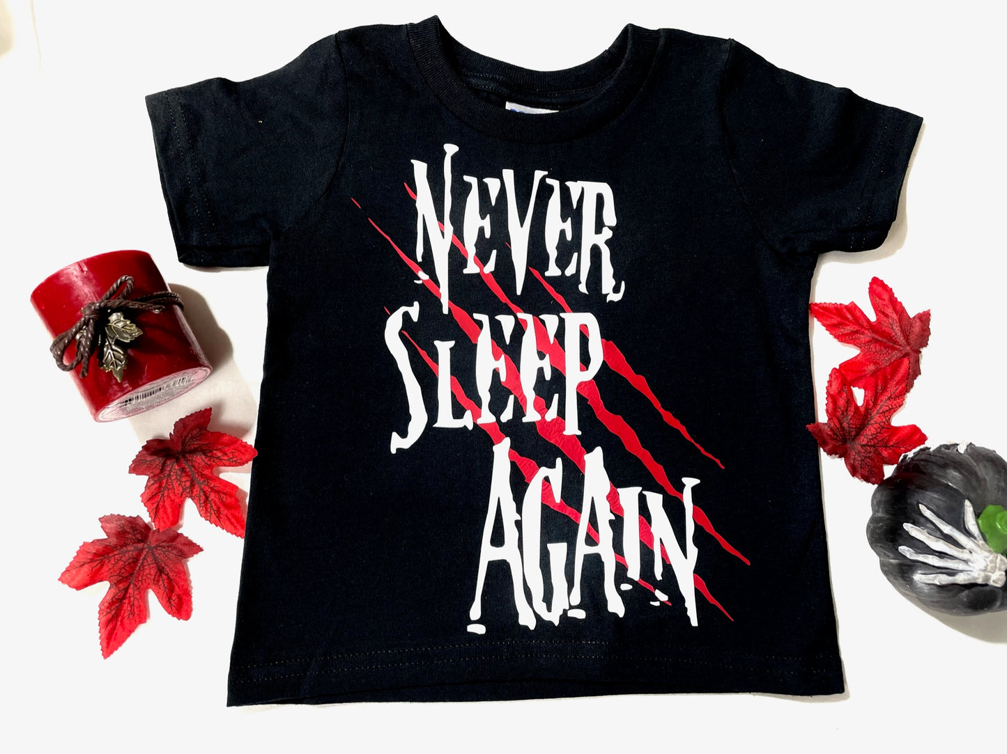 Never Sleep Again Nightmare Horror Kids/Baby Shirt