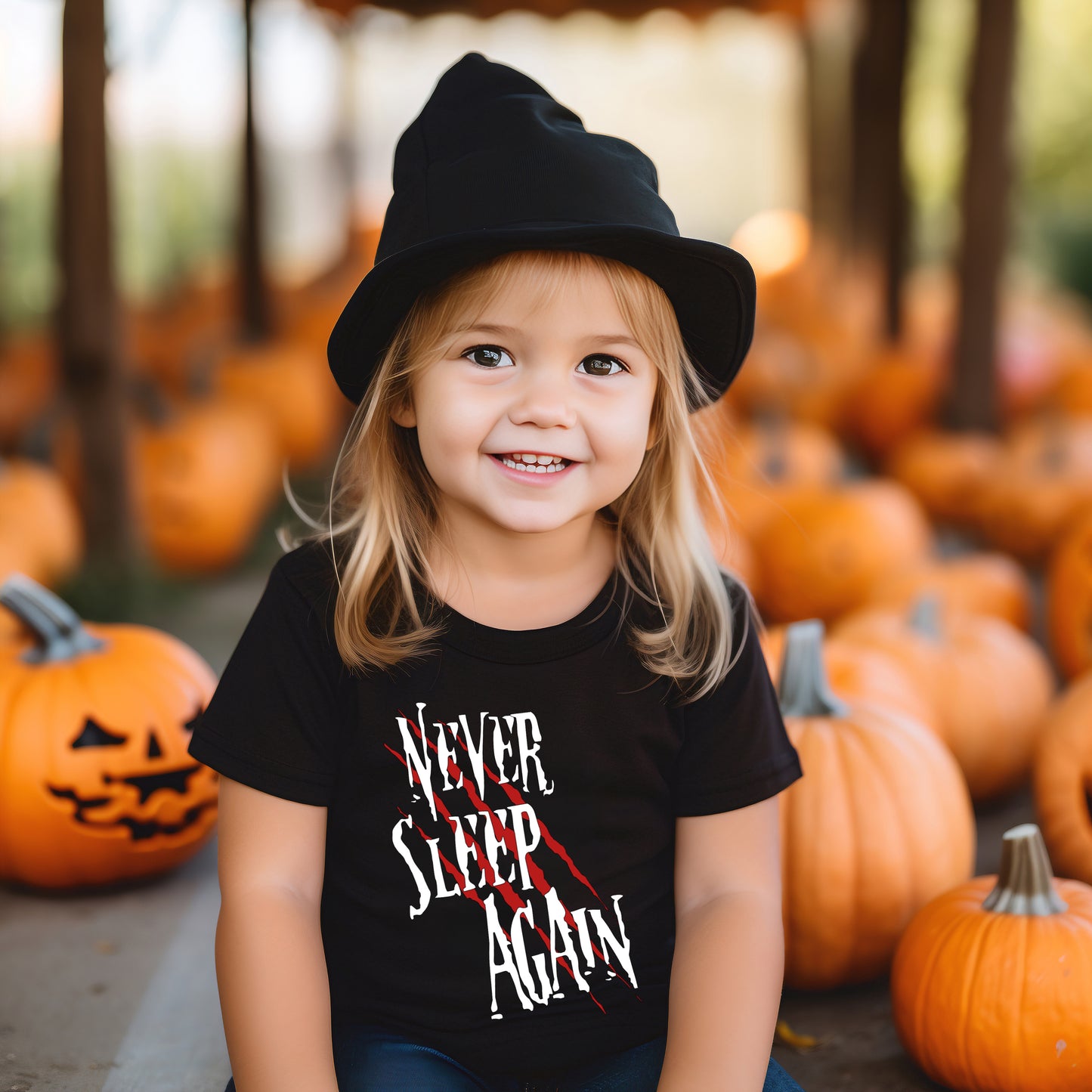 Never Sleep Again Nightmare Horror Kids/Baby Shirt