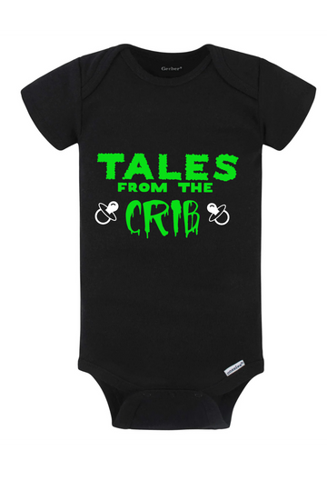 Tales From The Crib Green Onesie