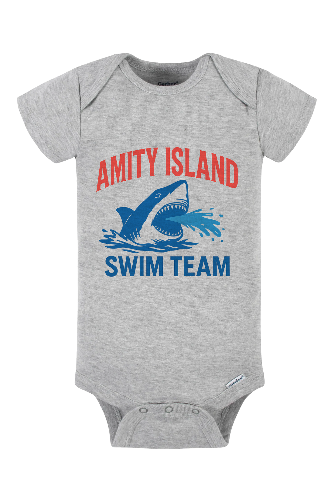 Amity Swim Team Onesie - gray