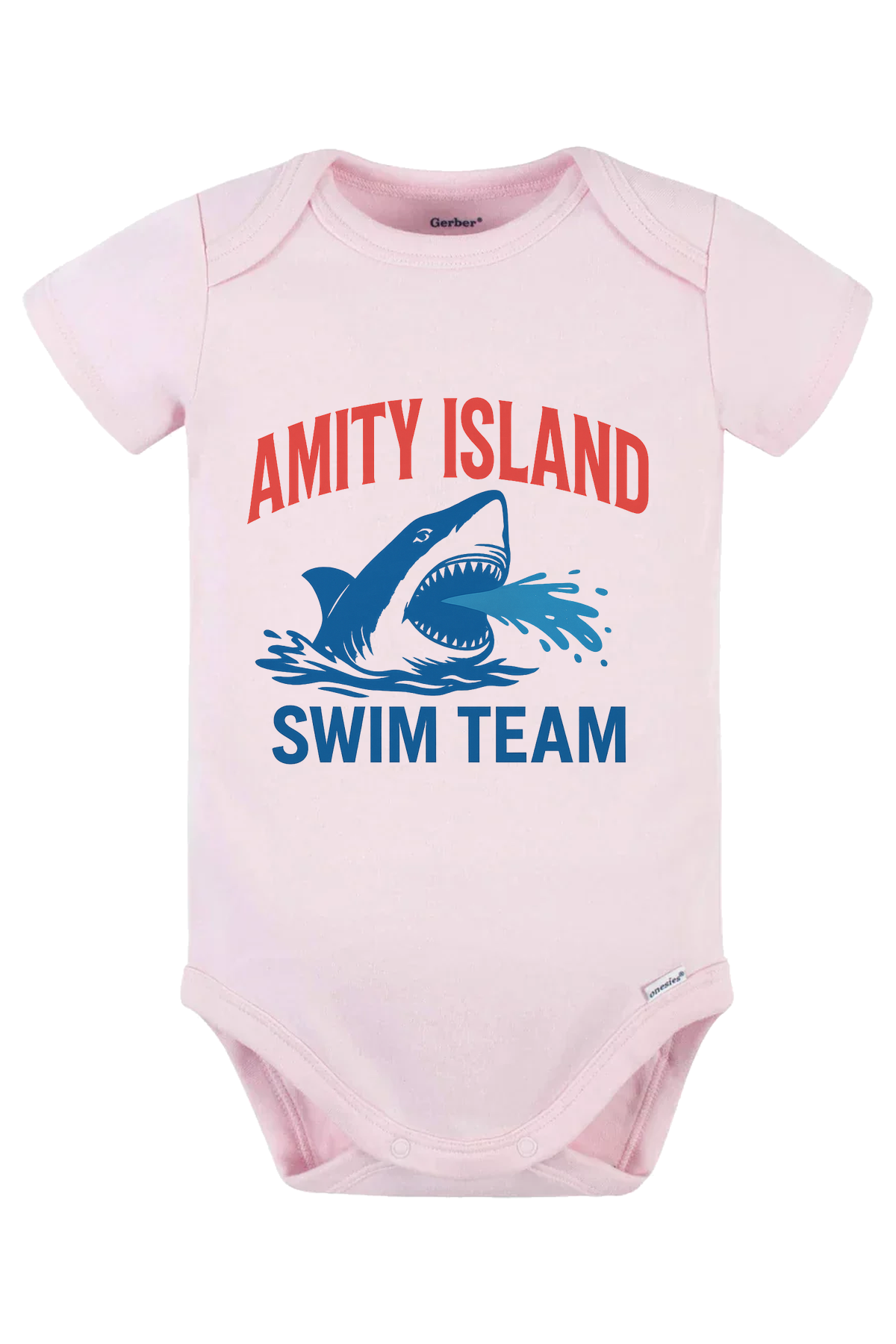 Amity Swim Team Onesie - pink