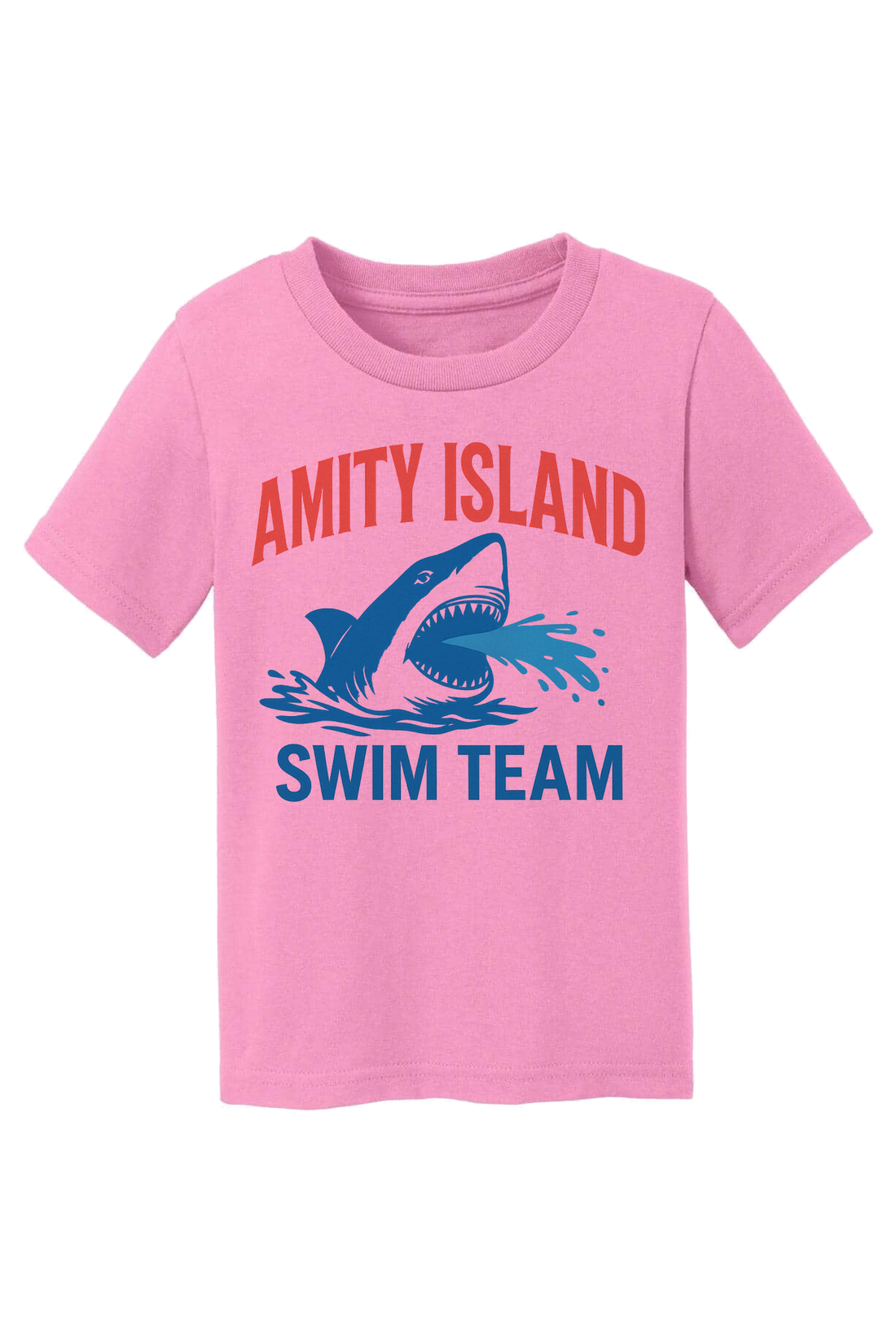 Amity Swim Team T-Shirt - pink