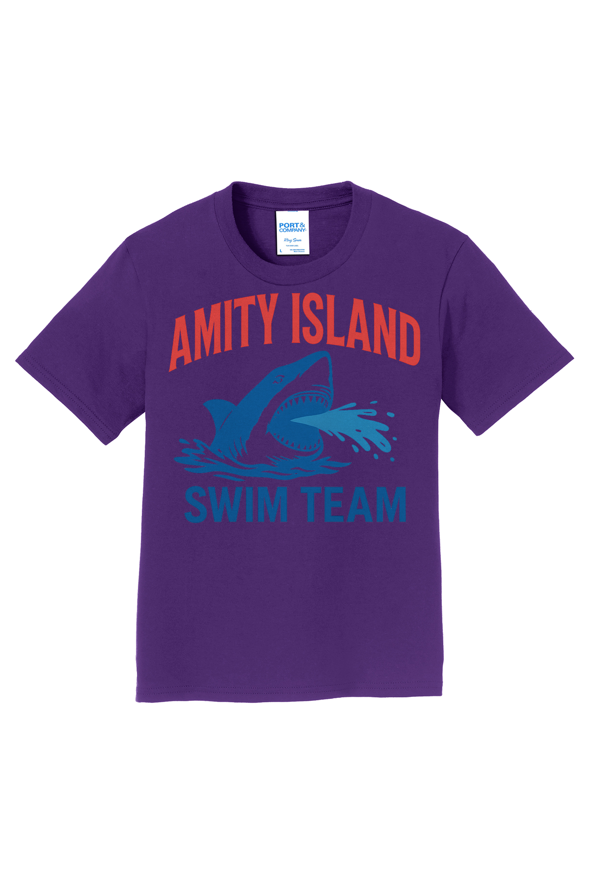 Amity Swim Team T-Shirt - purple