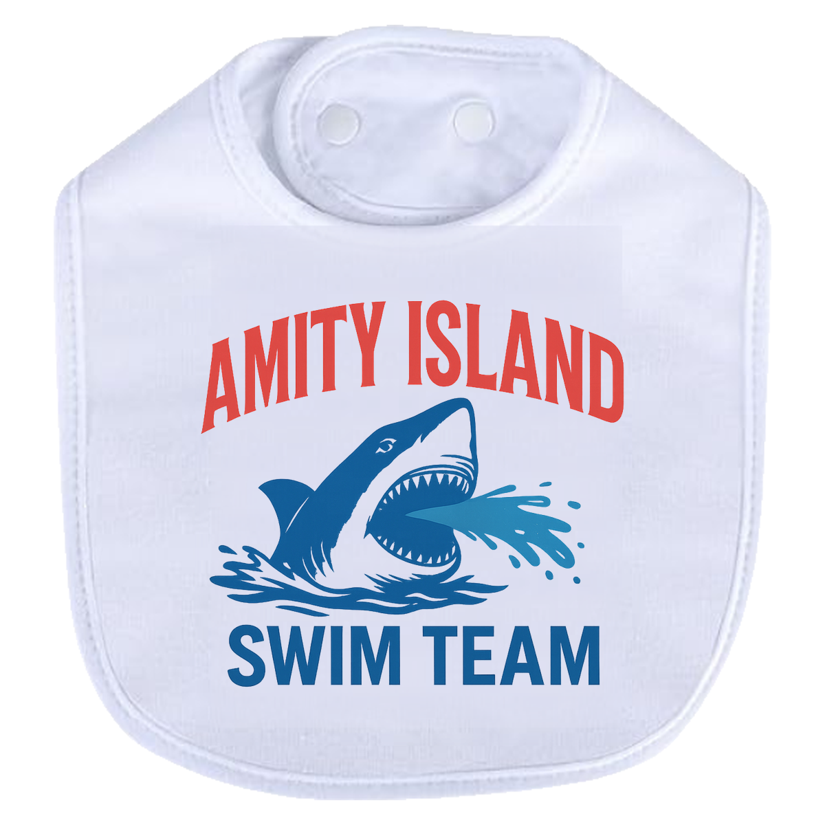 Amity Swim Team Bib - white