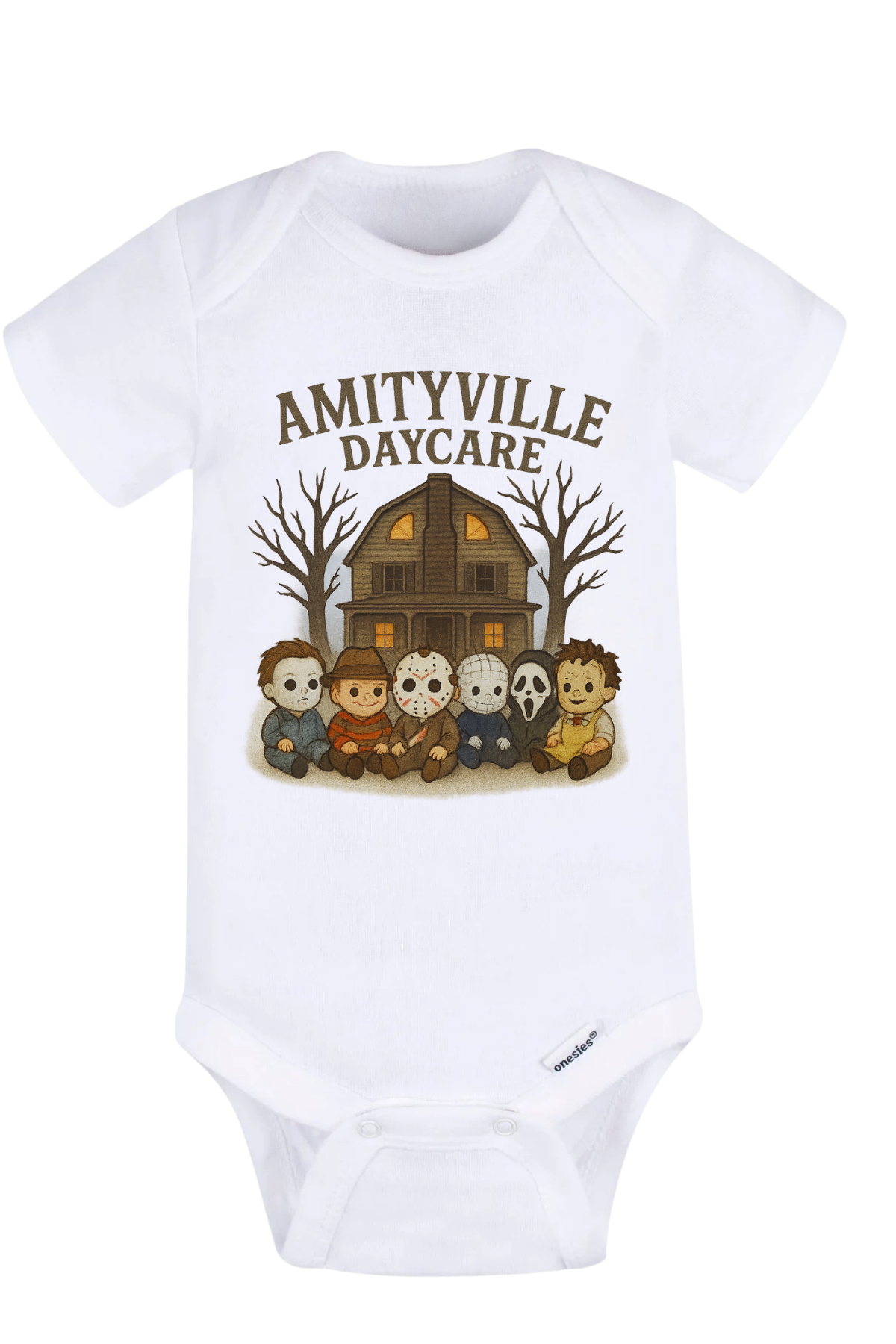 Amityville Daycare Onesie