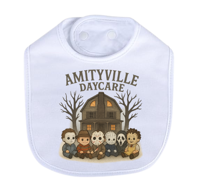 Amityville Daycare Bib