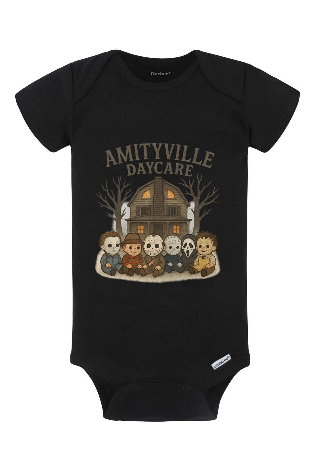Amityville Daycare Onesie - pink