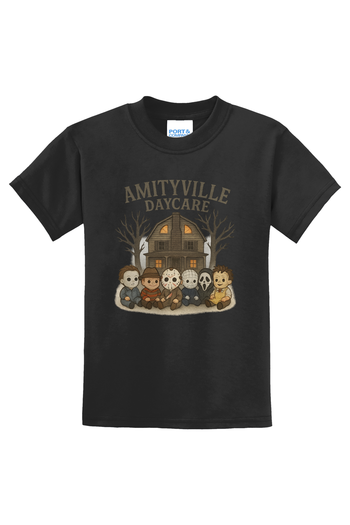 Amityville Daycare T-Shirt - black