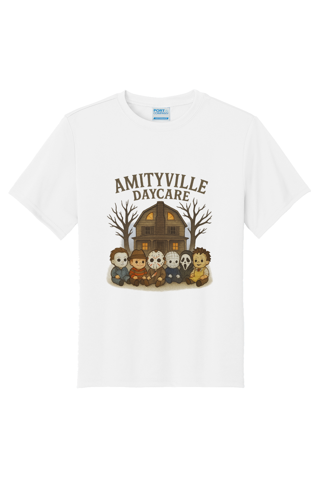 Amityville Daycare T-Shirt - white