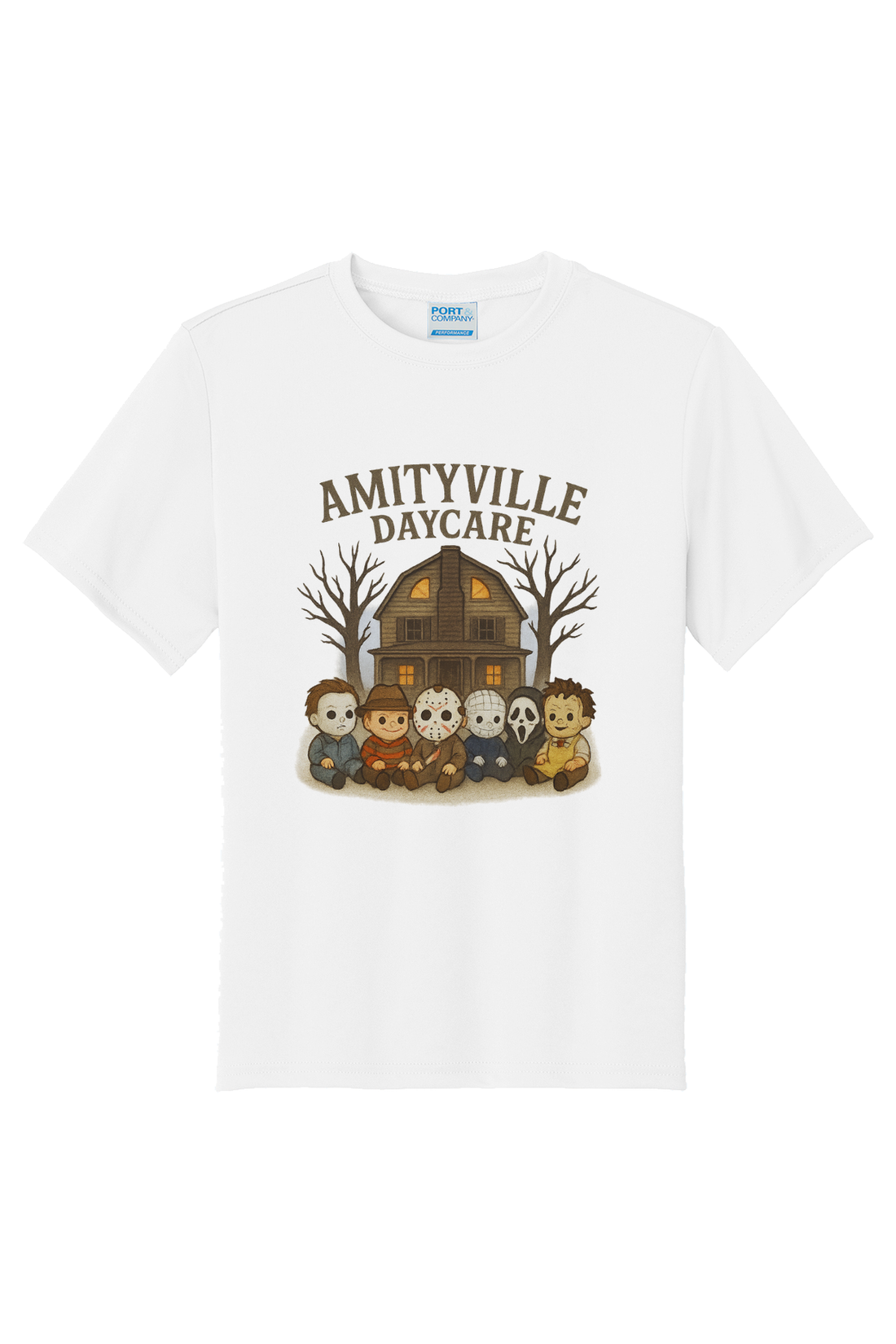 Amityville Daycare T-Shirt - white