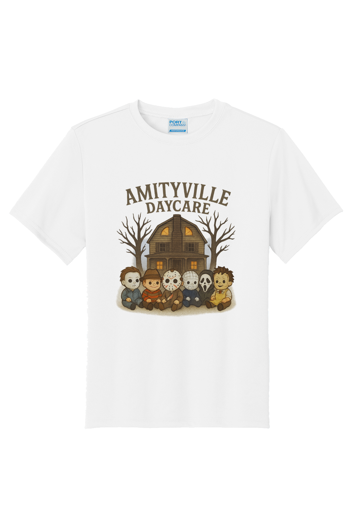 Amityville Daycare T-Shirt - white