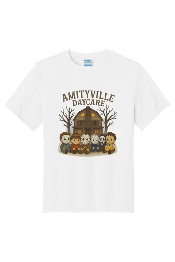 Amityville Daycare T-Shirt - white