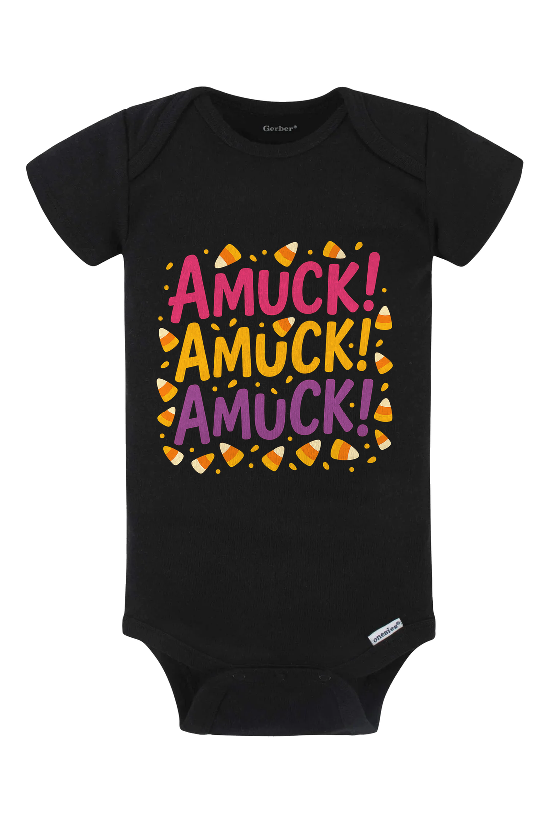 Amuck Onesie - black