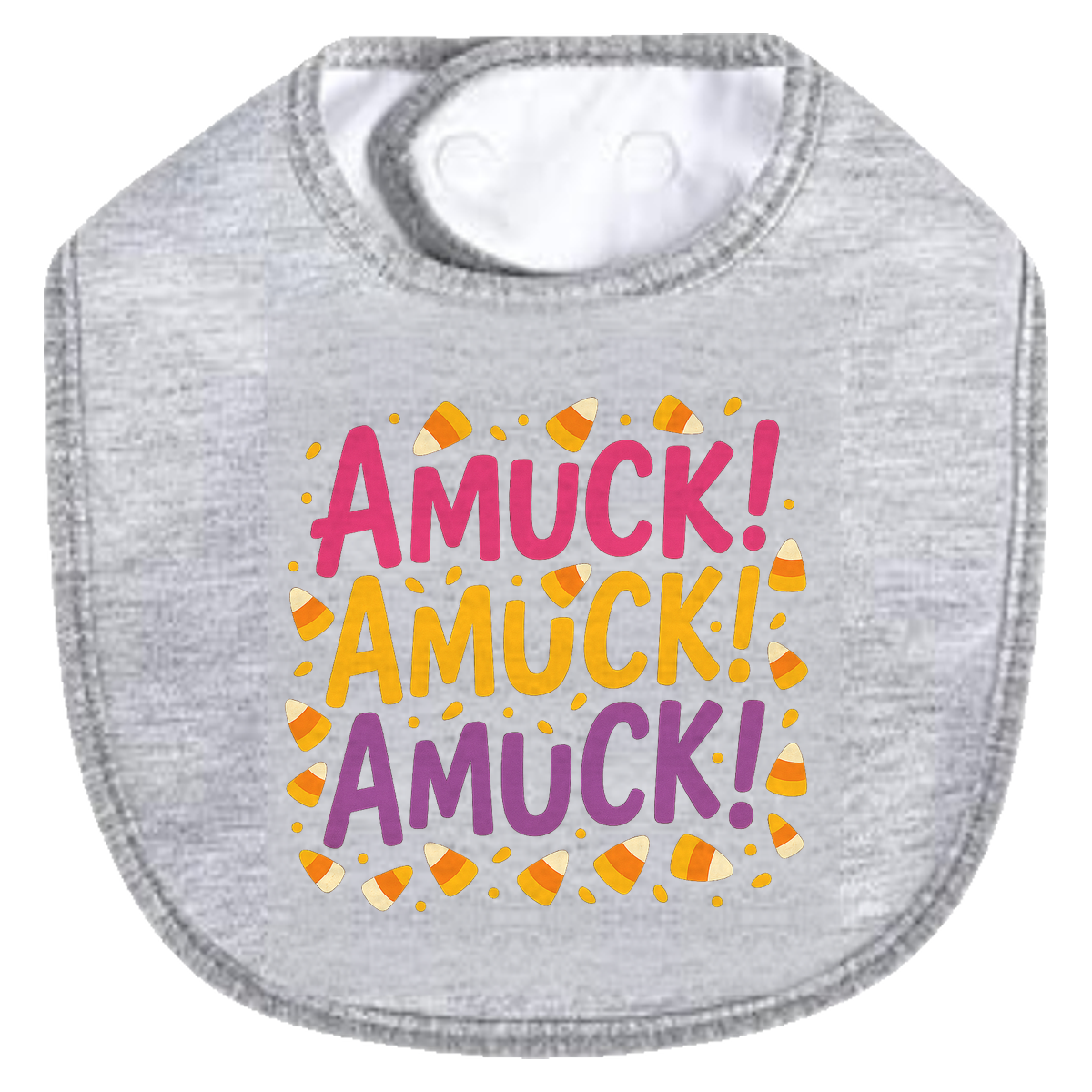 Amuck Bib - gray