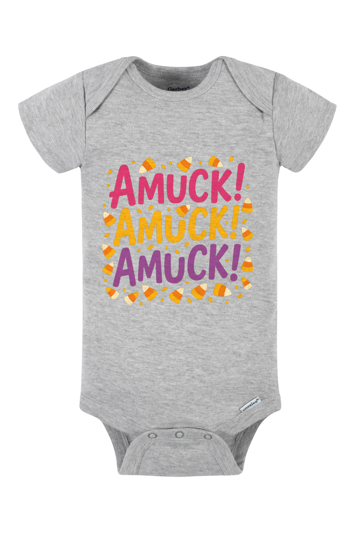 Amuck Onesie - gray