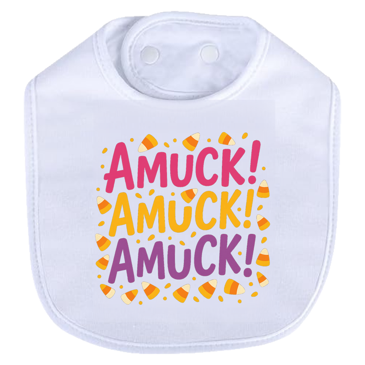 Amuck Bib - white