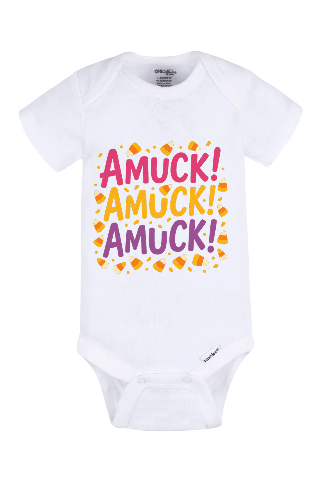 Amuck Onesie - black
