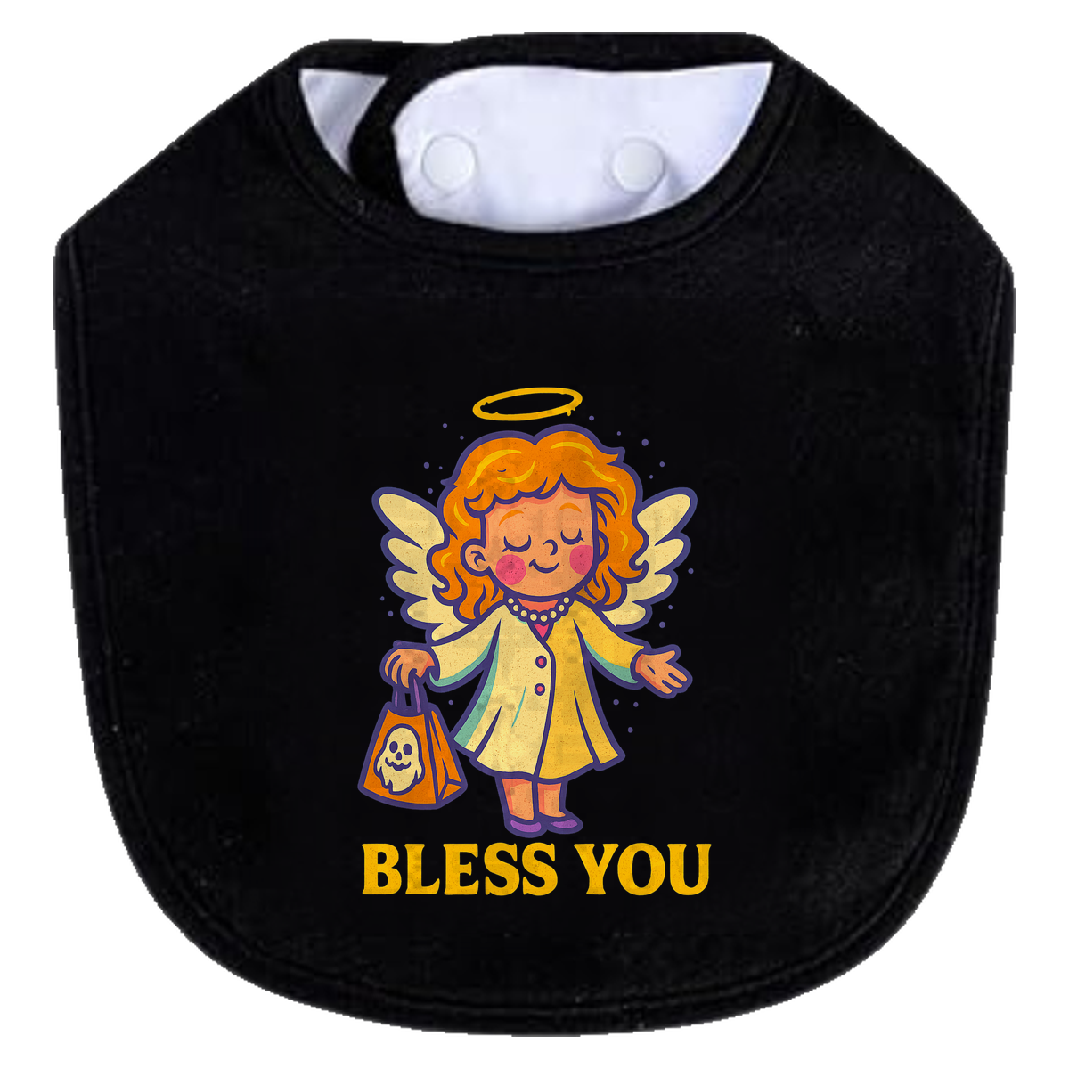 Bless You Bib - black