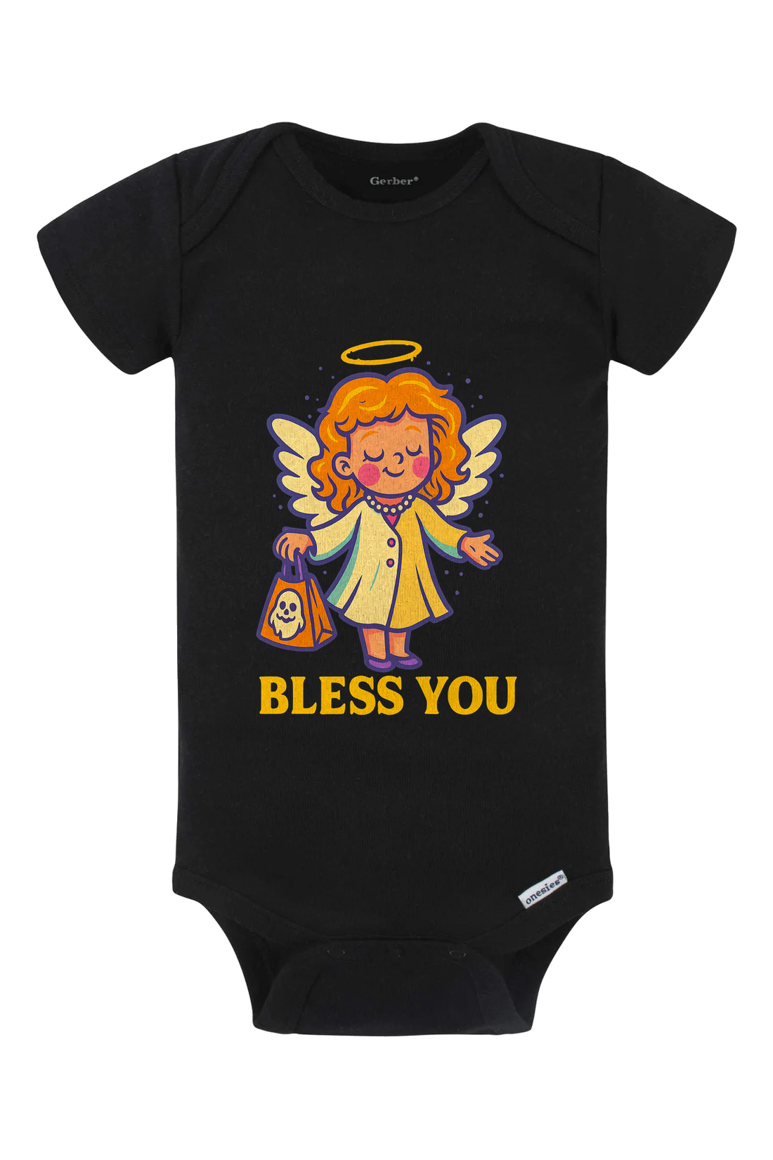 Bless You Onesie - black