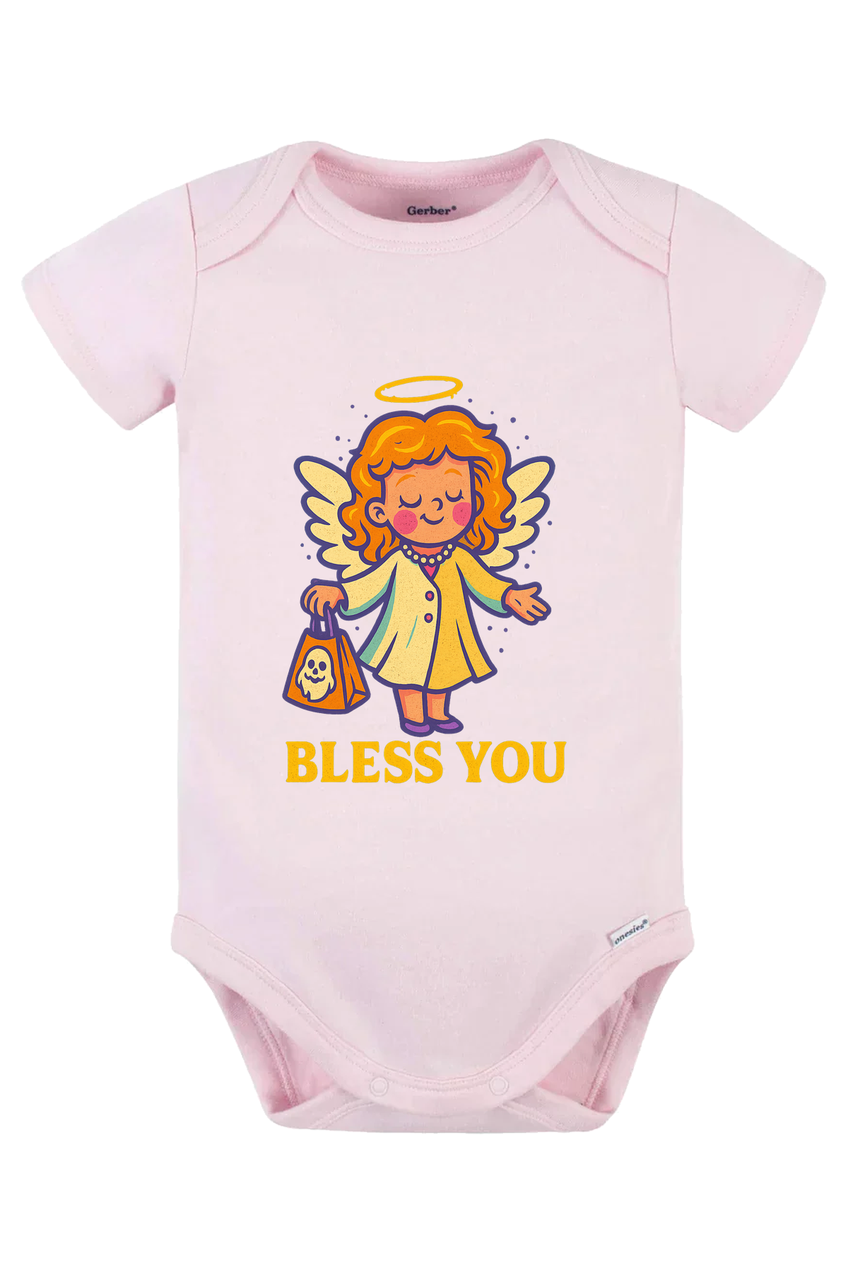 Bless You Onesie - pink