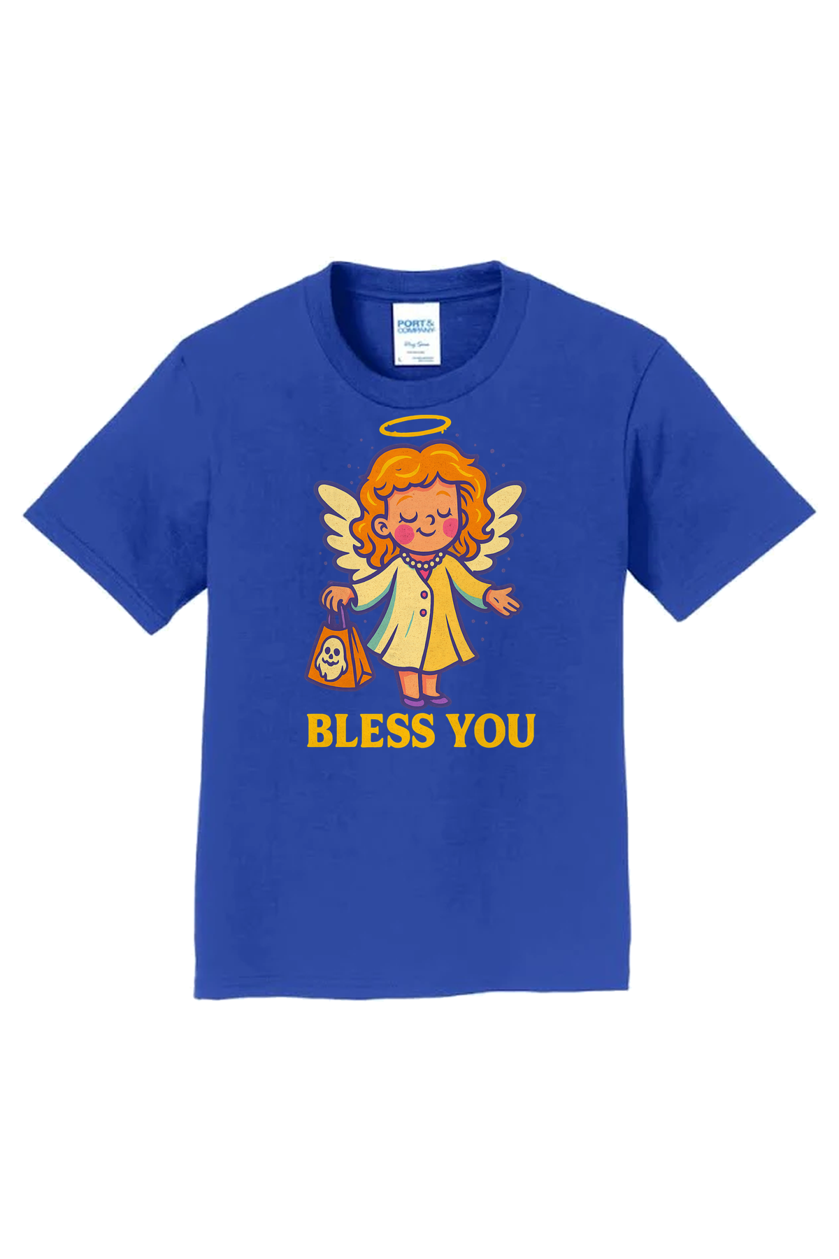 Bless You T-Shirt - royal blue