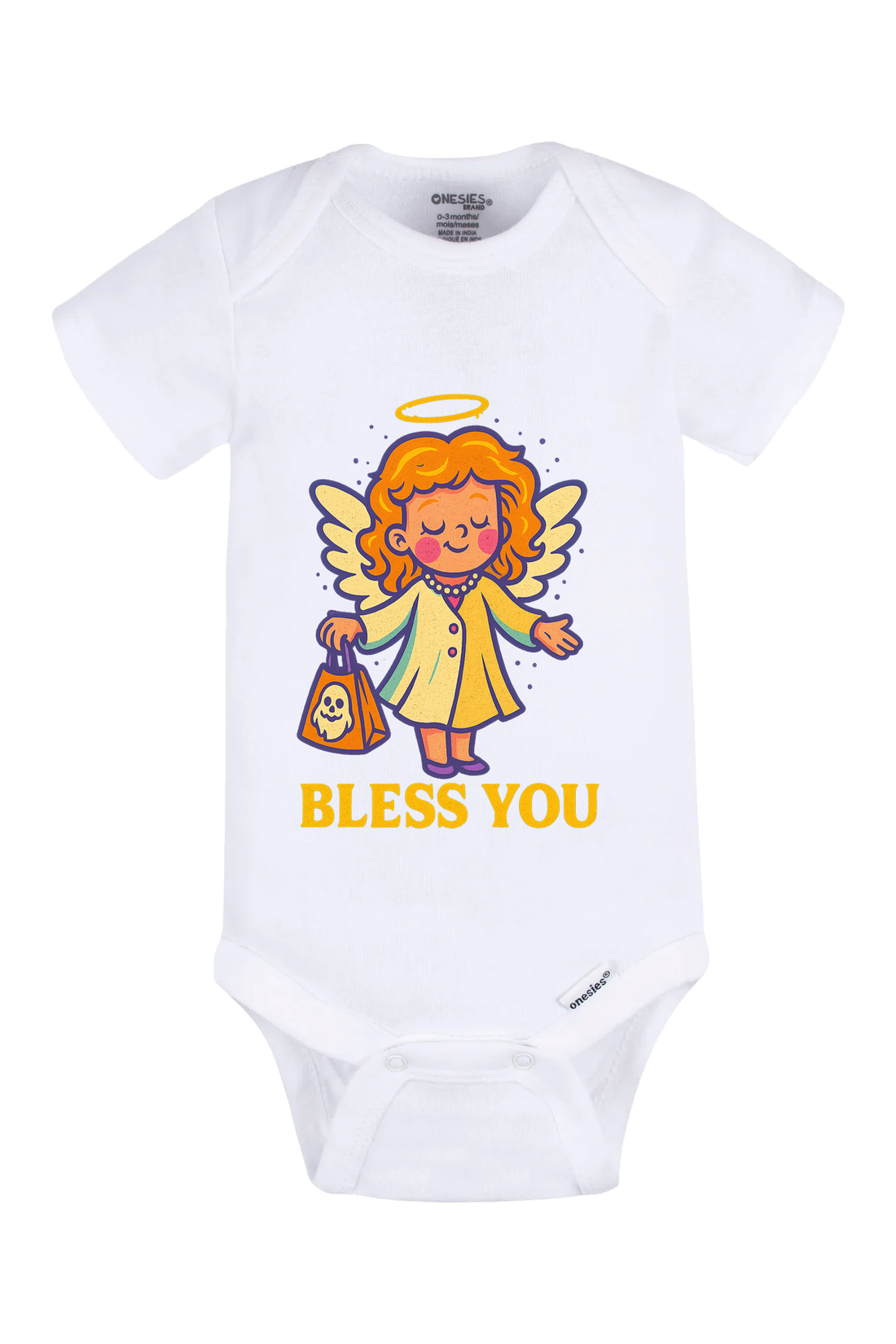 Bless You Onesie - black