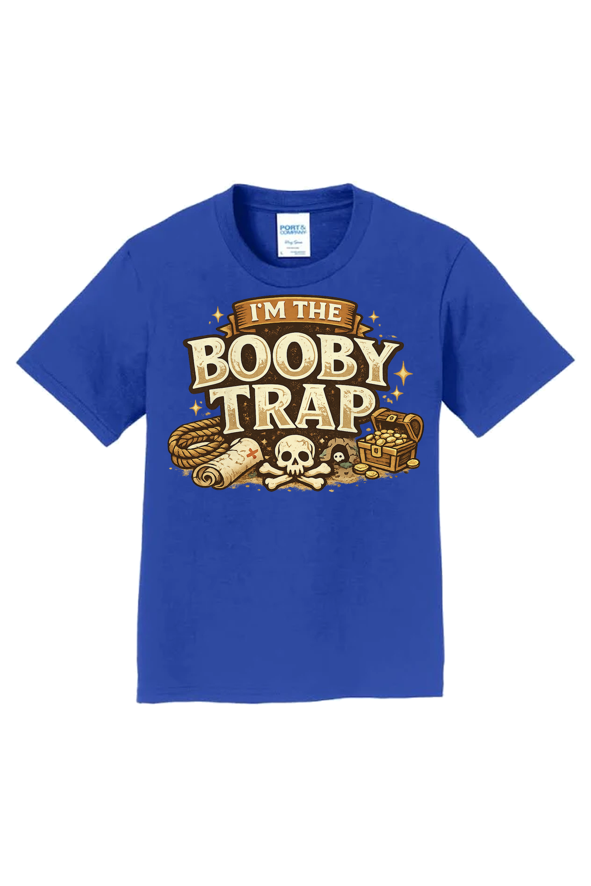 Booby Trap T-Shirt - royal blue