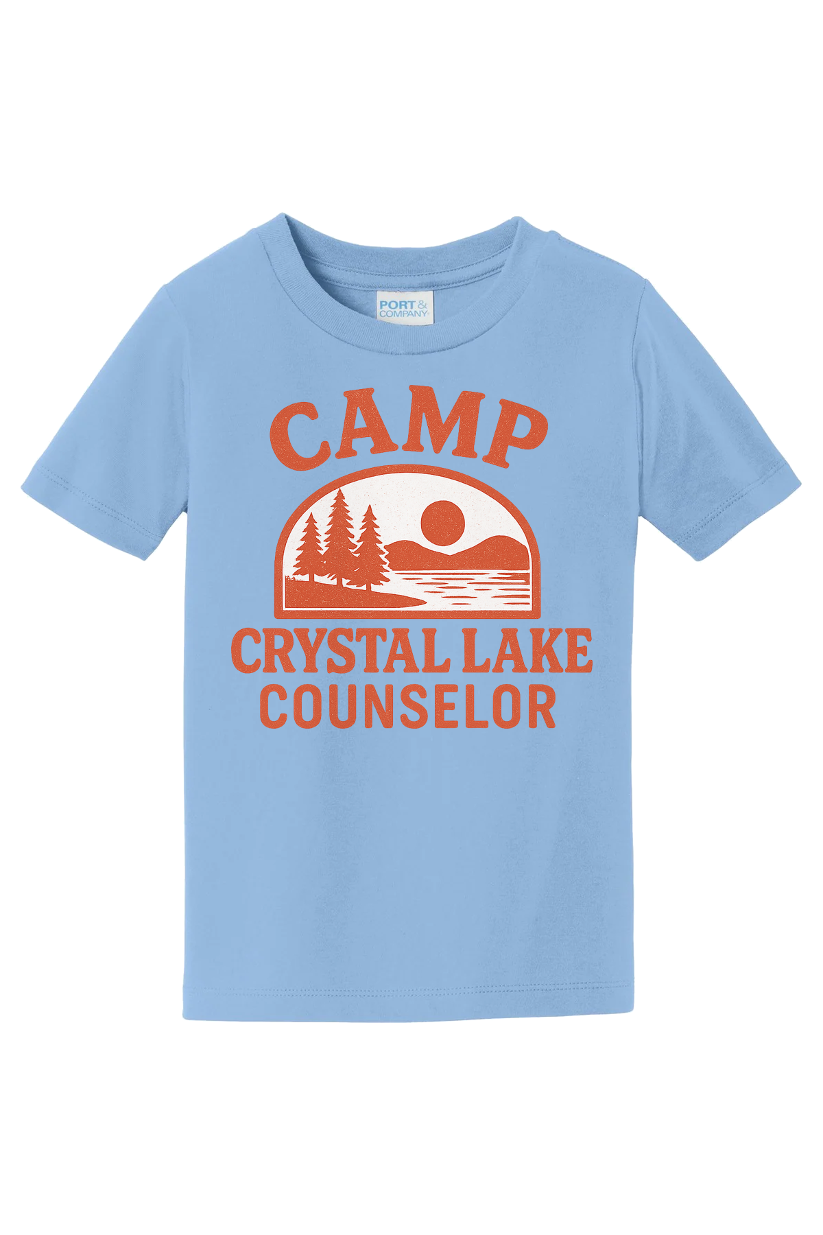 Camp Crystal Lake Counselor T-Shirt - light blue