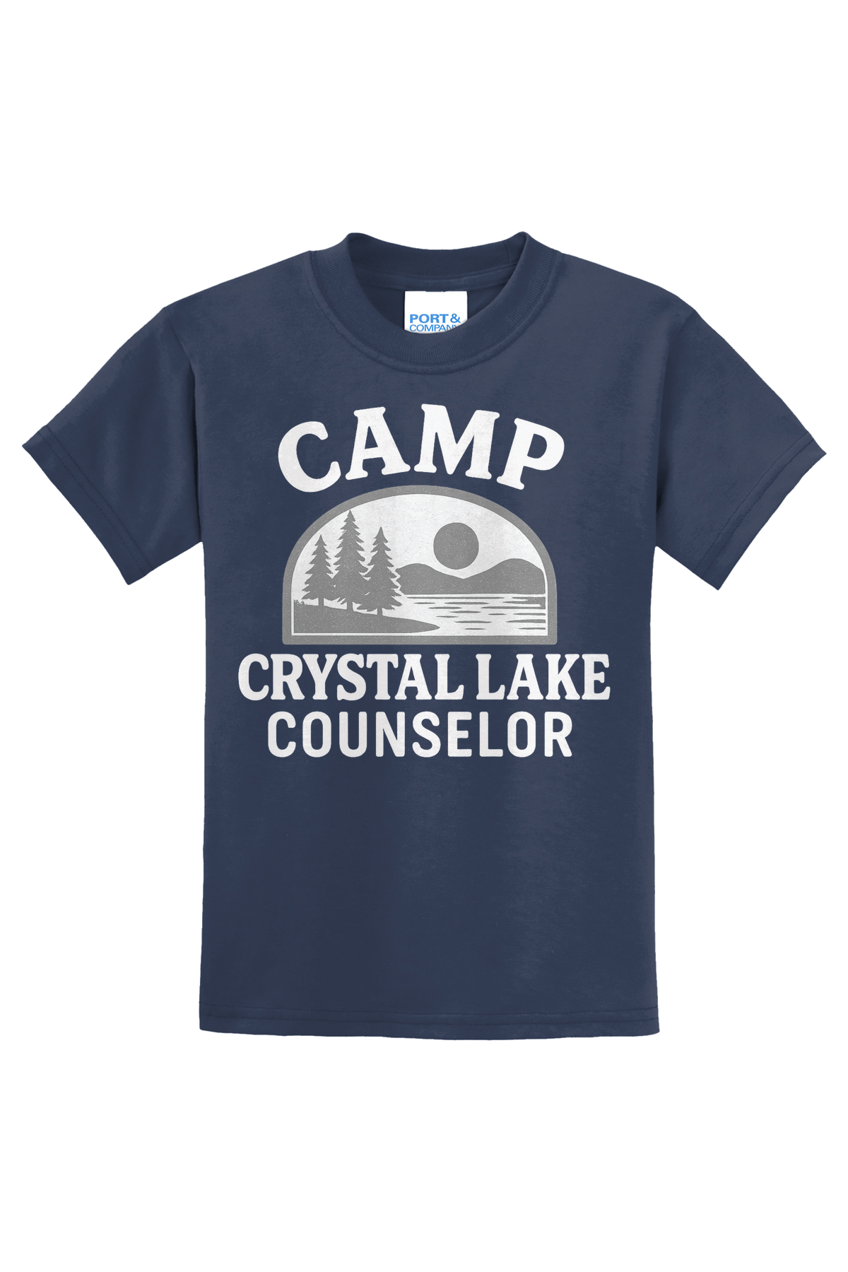 Camp Crystal Lake Counselor T-Shirt - navy blue