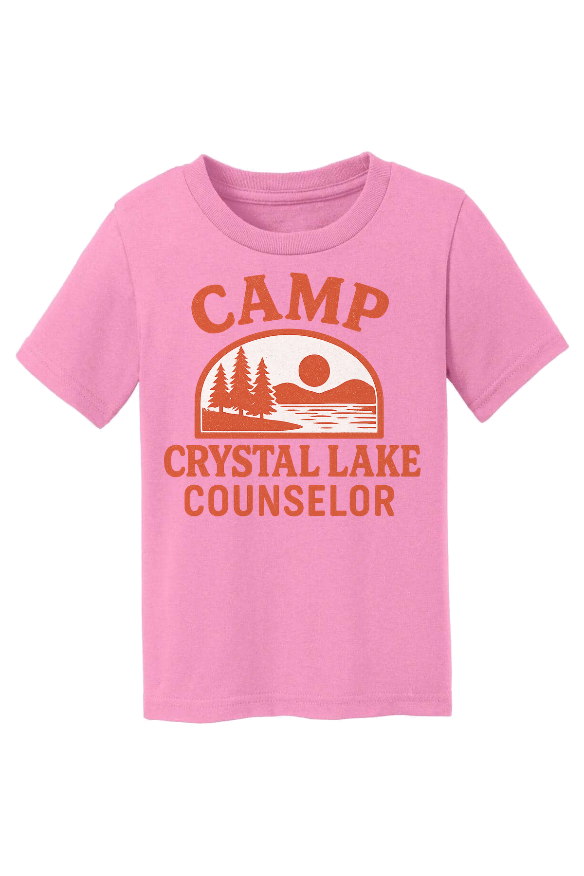 Camp Crystal Lake Counselor T-Shirt - pink