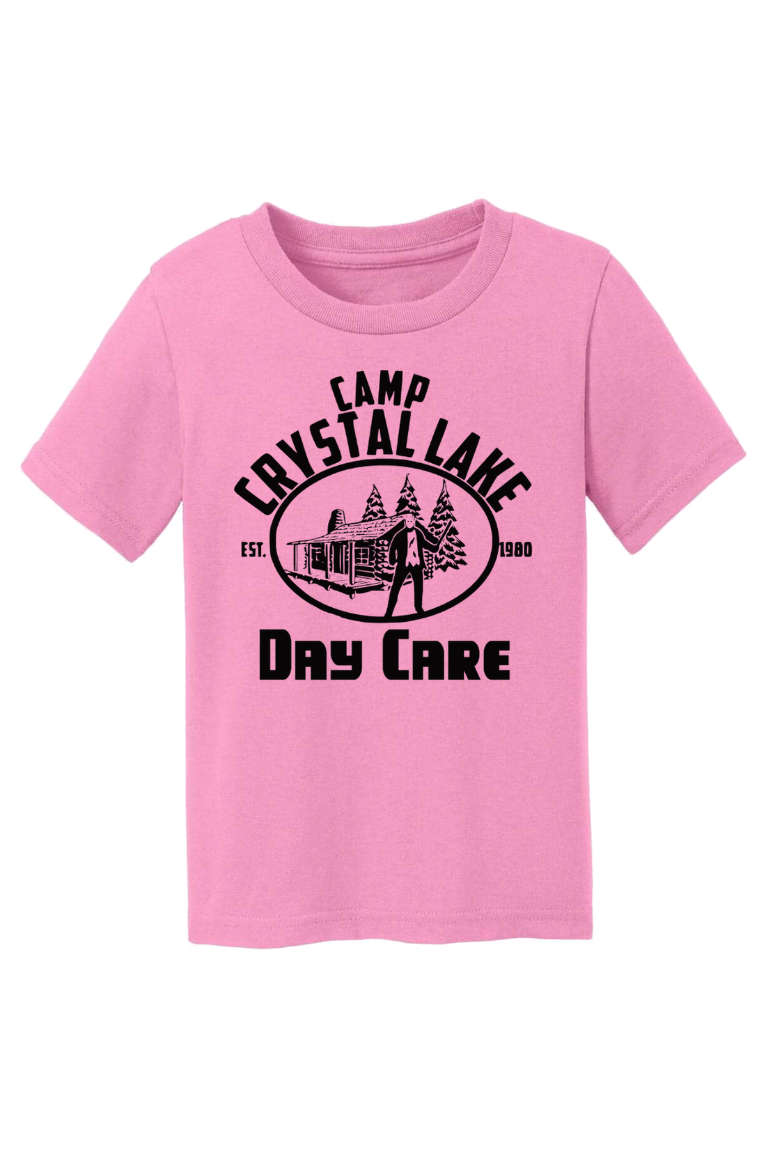Camp Crystal Lake Daycare T-Shirt - pink