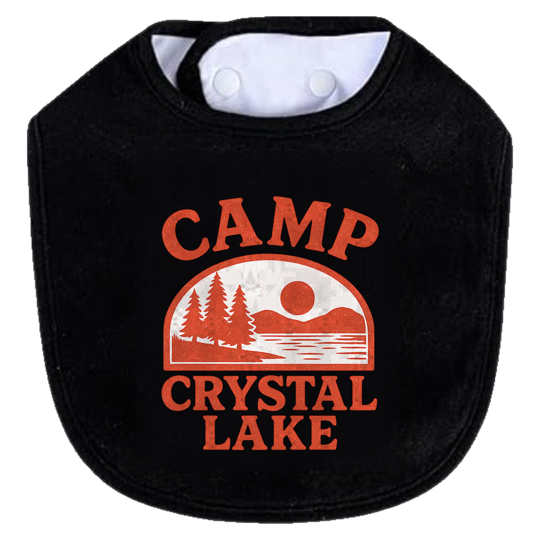 Camp Crystal Lake Retro Bib - black