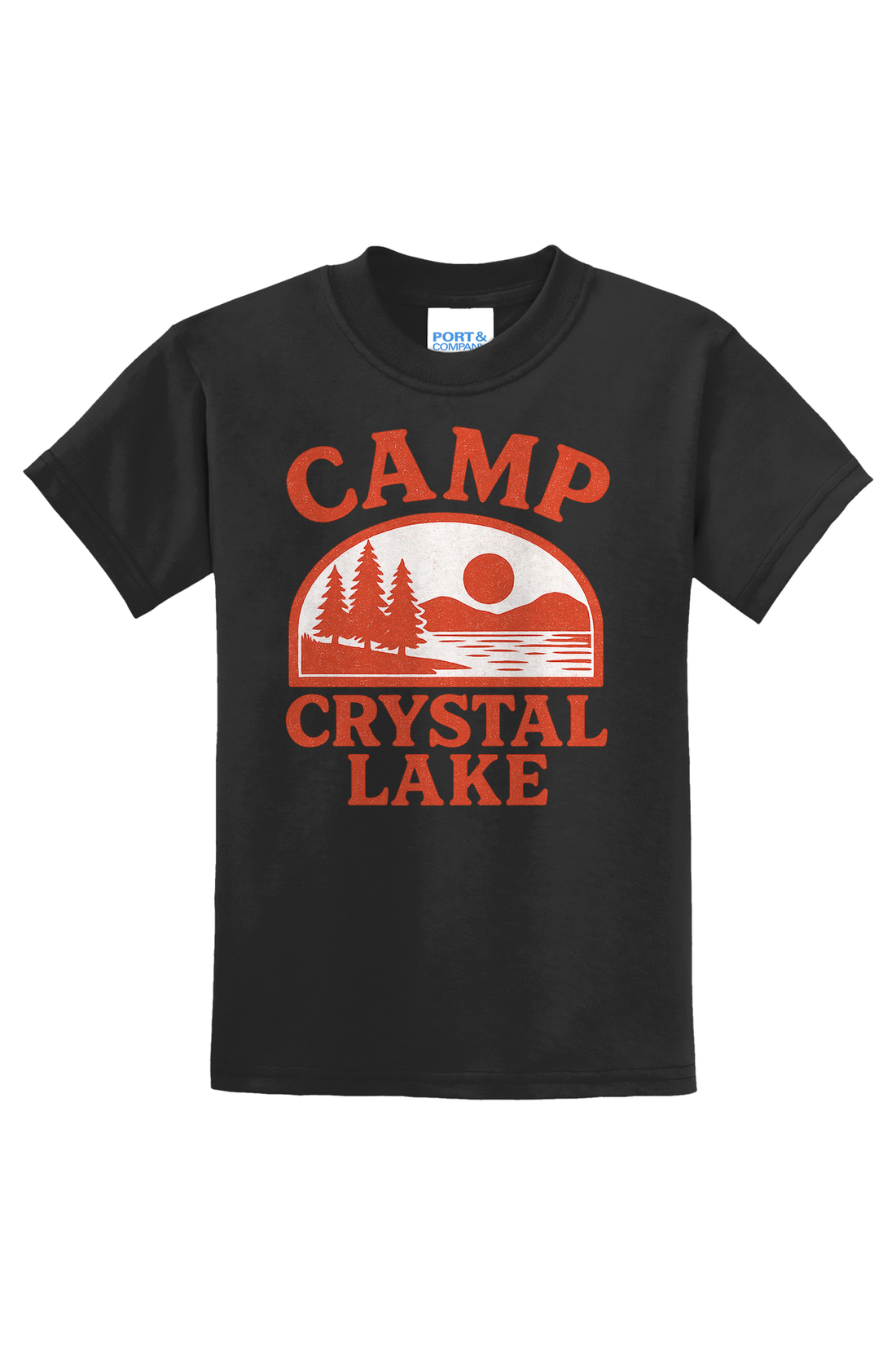 Camp Crystal Lake Retro T-Shirt - black
