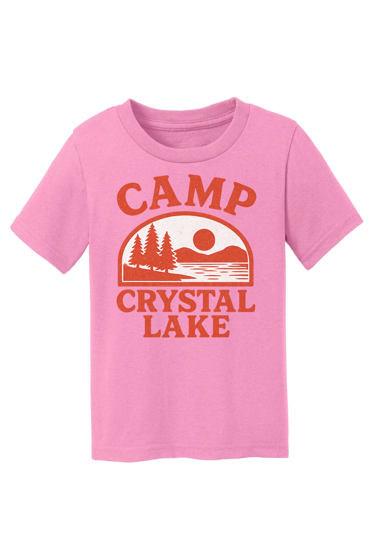 Camp Crystal Lake Retro T-Shirt - pink