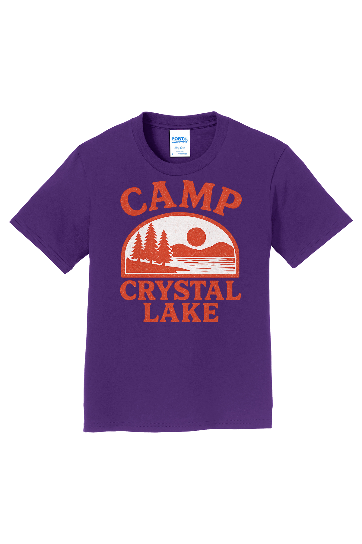 Camp Crystal Lake Retro T-Shirt - purple