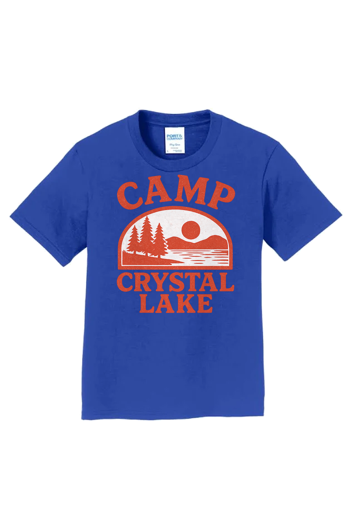 Camp Crystal Lake Retro T-Shirt - royal blue