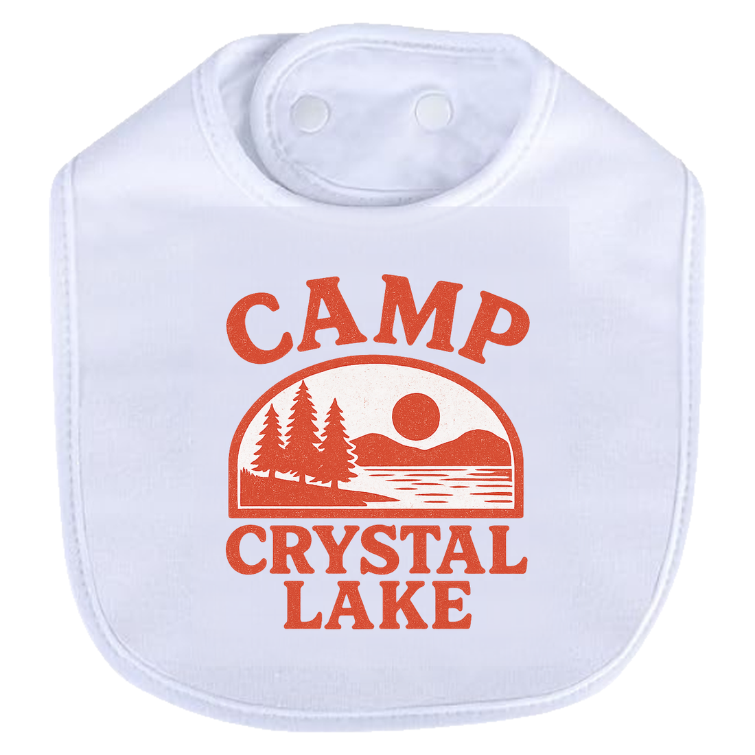 Camp Crystal Lake Retro Bib - black