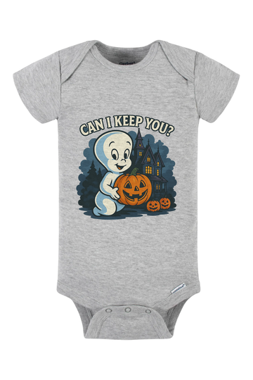 Can I Keep You? Onesie - gray