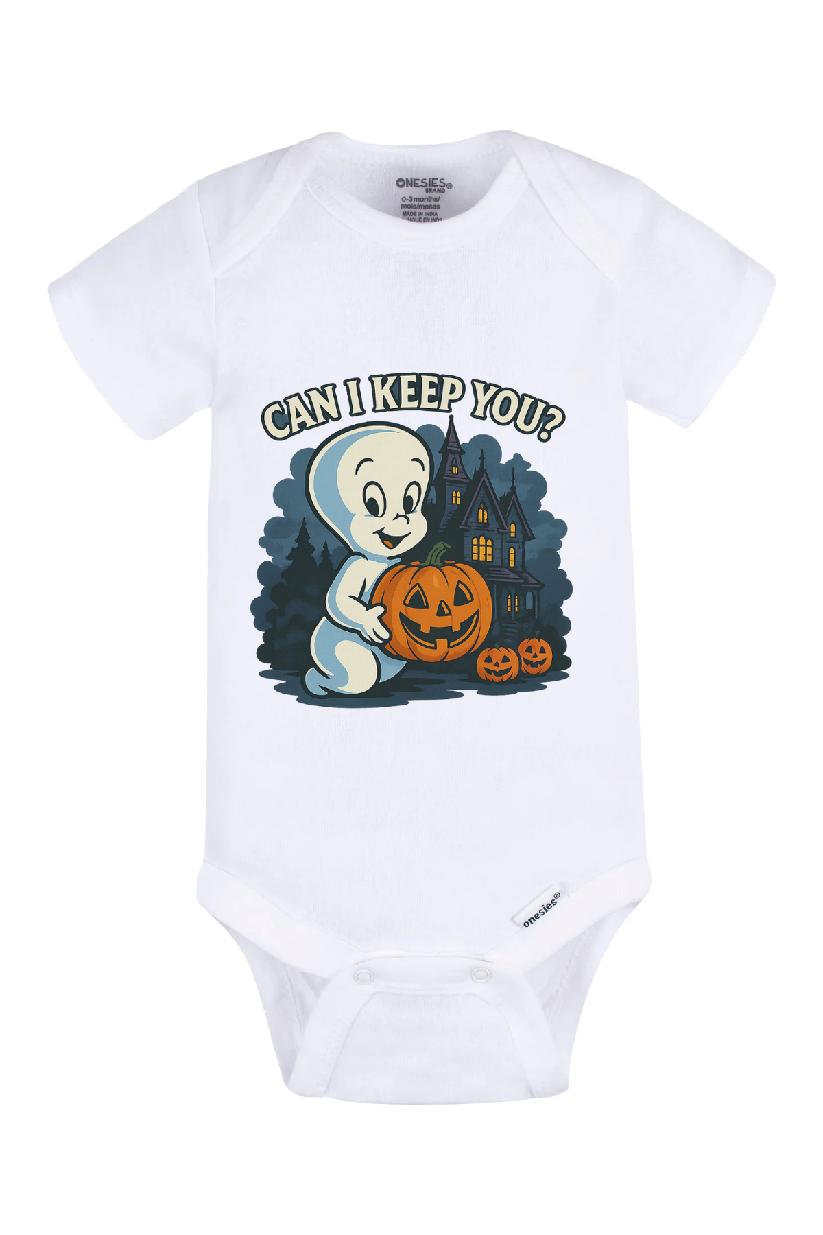 Can I Keep You? Onesie - white