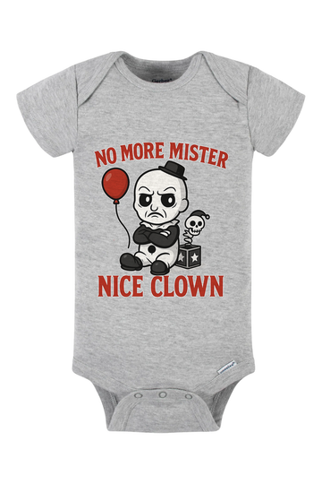 Cartoon Terrifier Onesie - gray