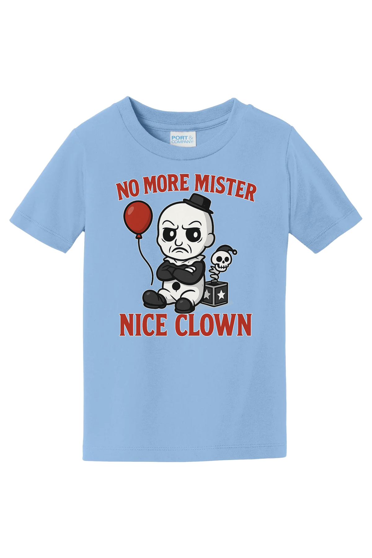 Cartoon Terrifier T-Shirt - light blue