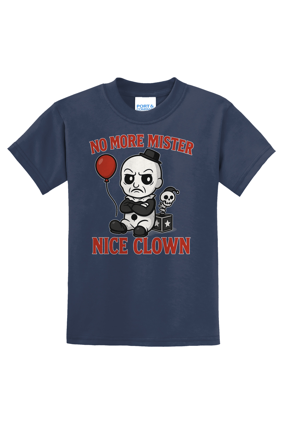 Cartoon Terrifier T-Shirt - navy blue