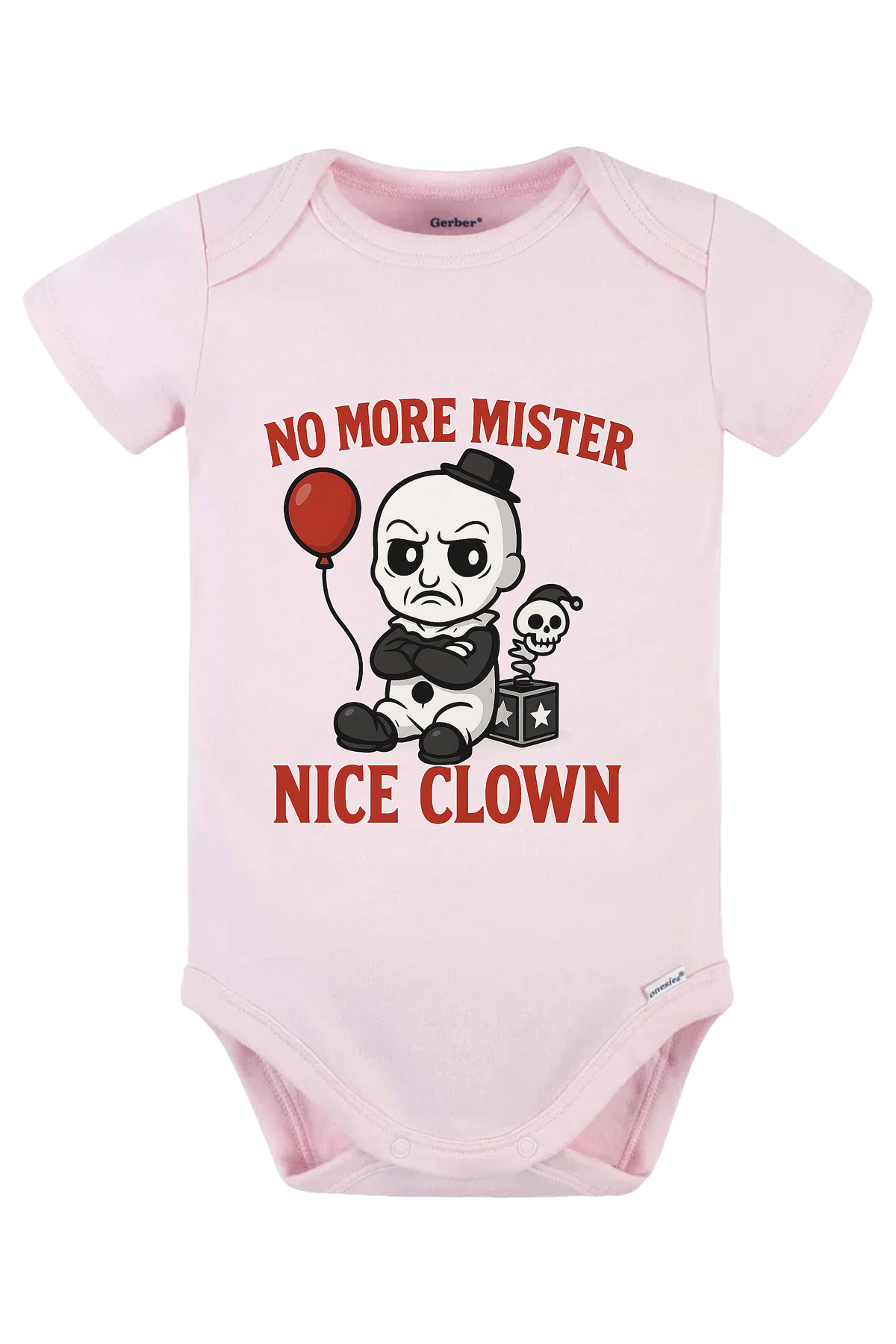 Cartoon Terrifier Onesie - pink
