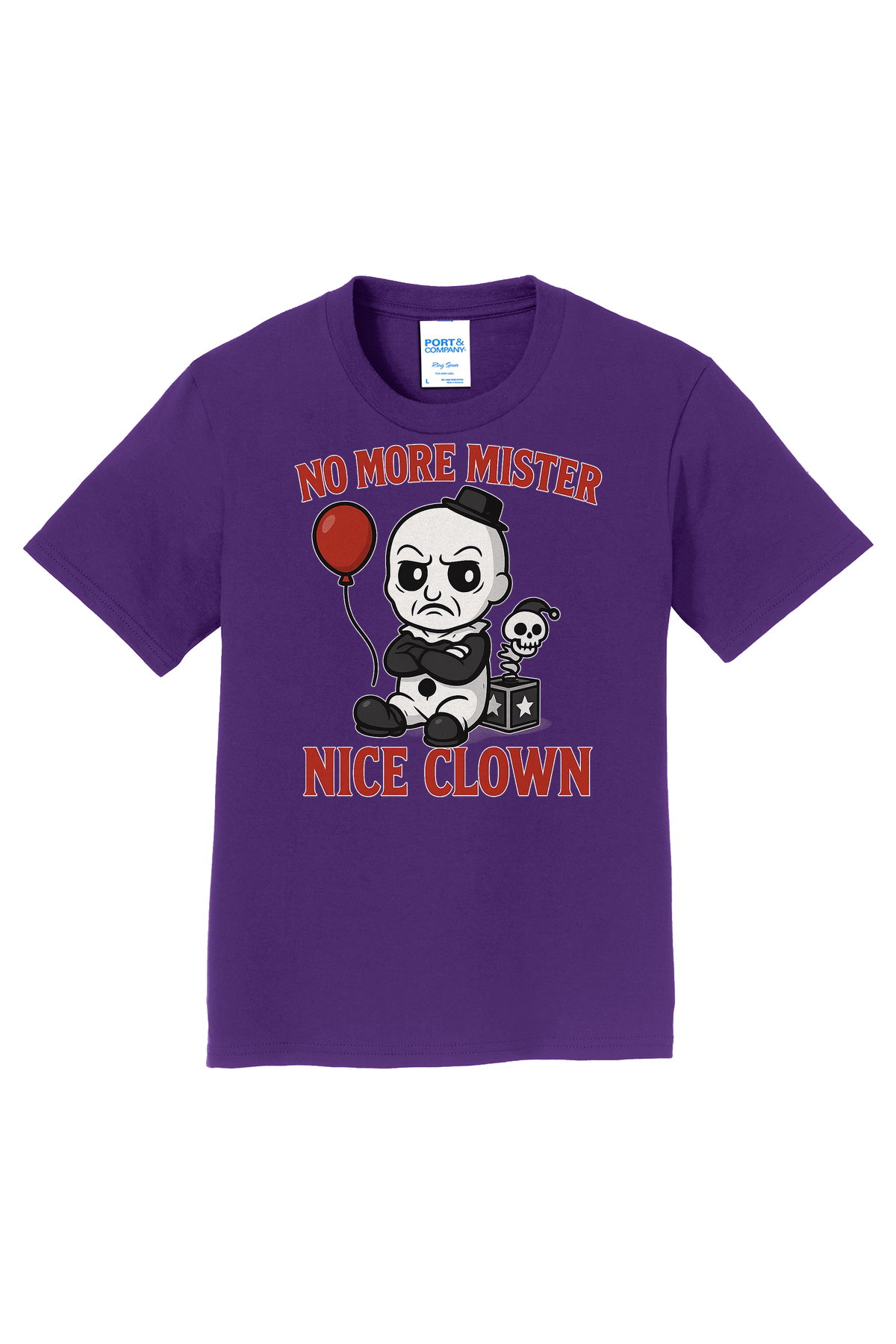 Cartoon Terrifier T-Shirt - purple
