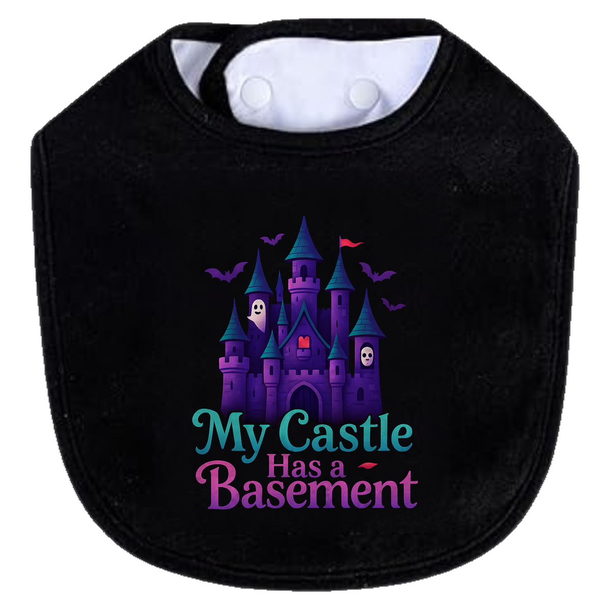 Castle Basement Bib - black