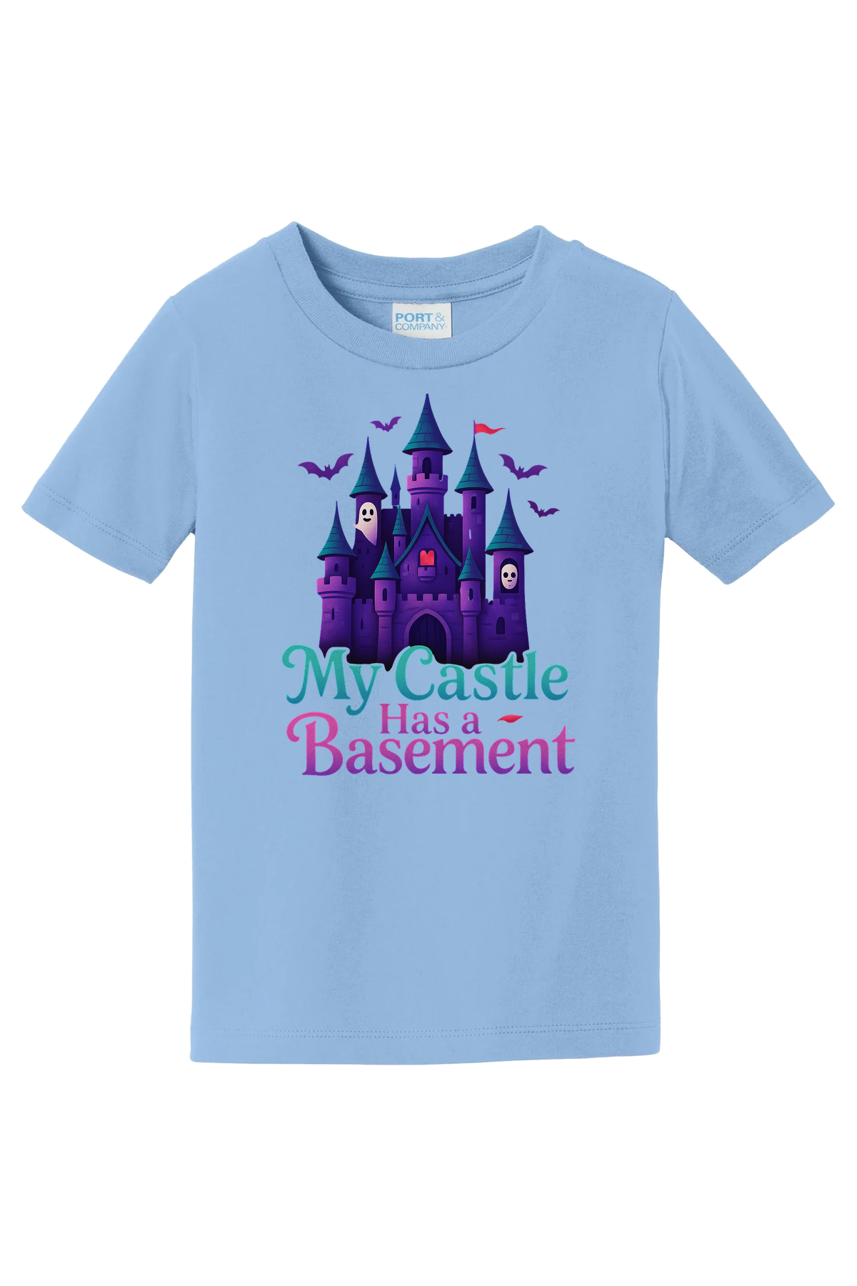 Castle Basement T-Shirt - light blue
