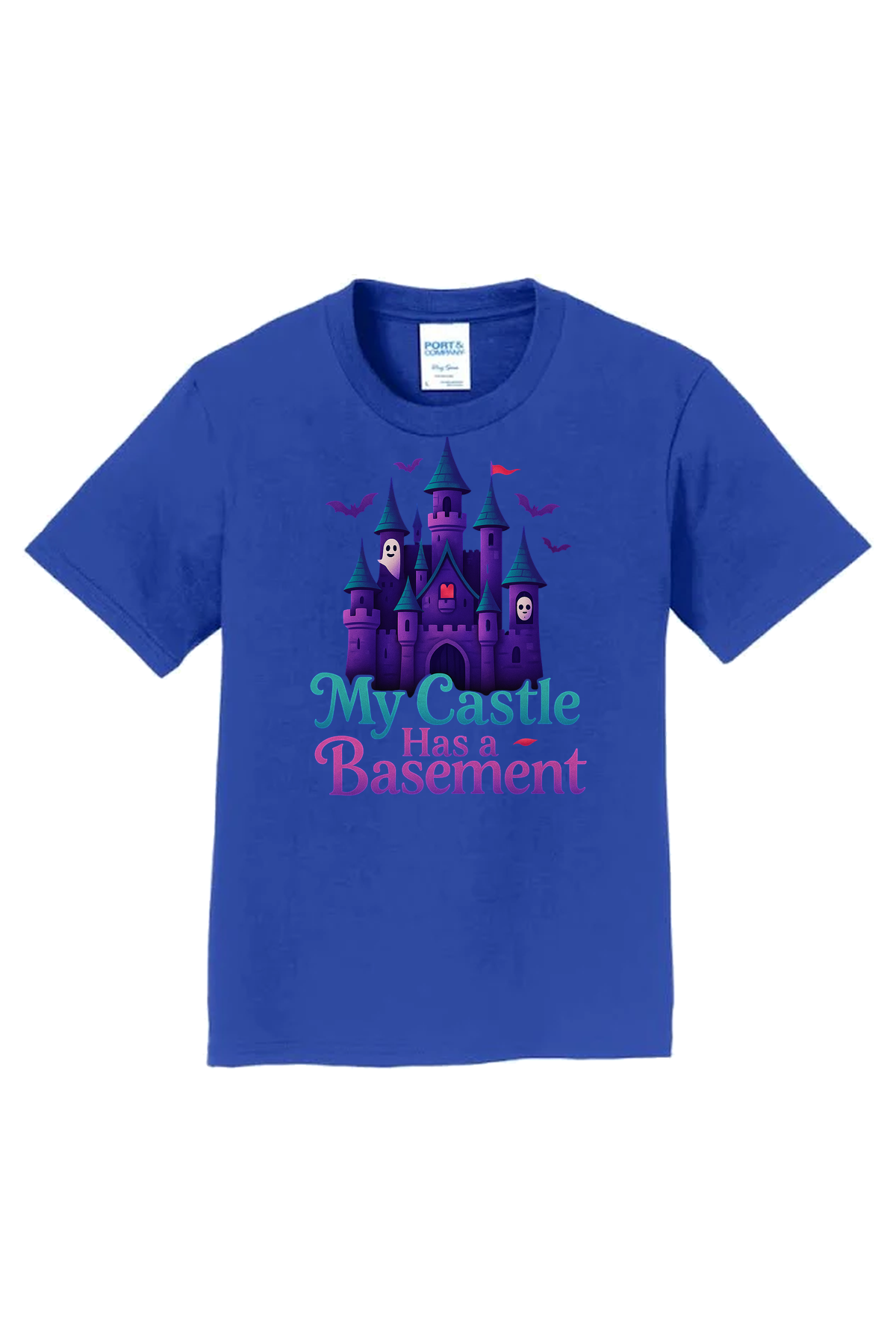 Castle Basement T-Shirt - royal blue