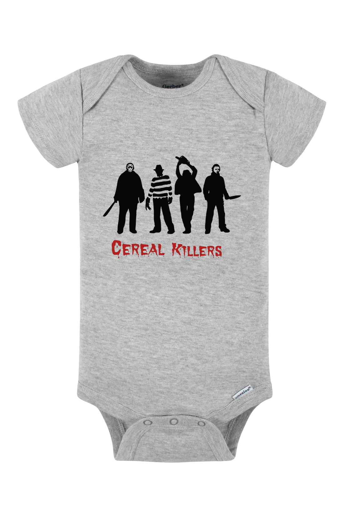 Cereal Killers Onesie - gray